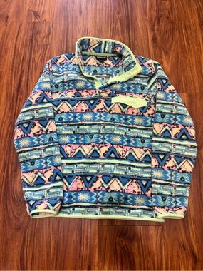 Patagonia Synchilla Snap T Pullover Fleece Rare High Hopes Geo Men’s Medium